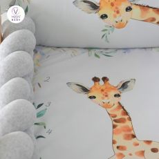 Дитячий постільний комплект Veres Giraffe 6 одиниць